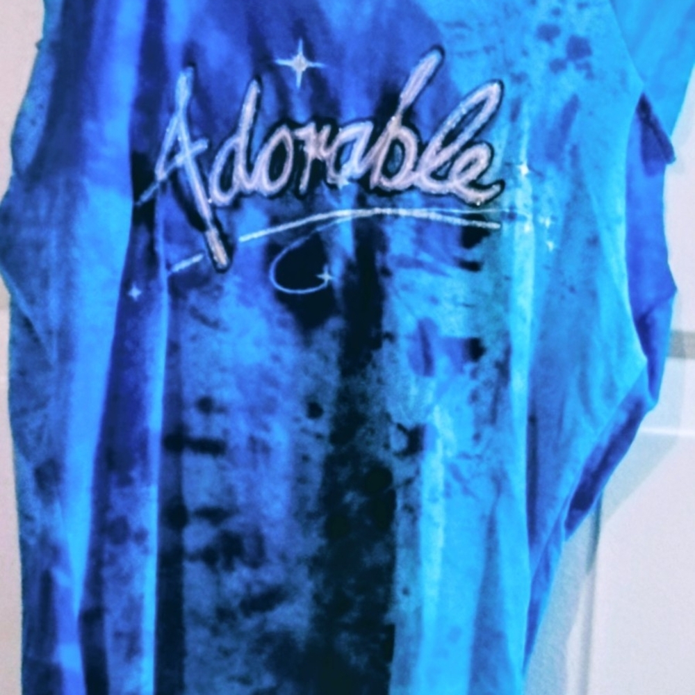 No Boundaries Blue Adorable Crop Top
